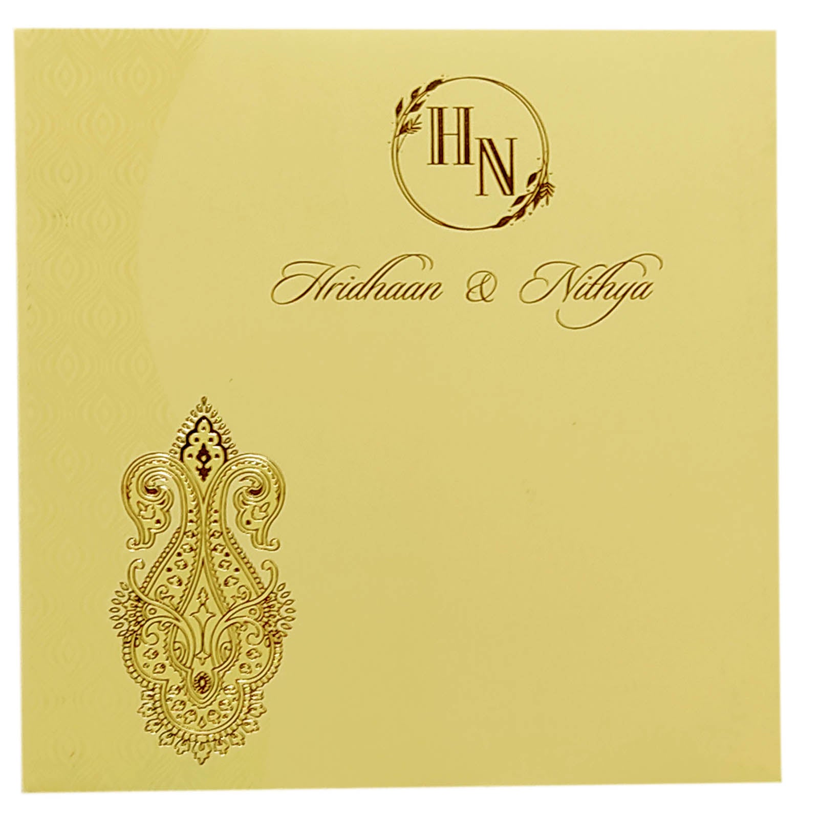 Sandal Single Sheet Invitation Card-King of Cards