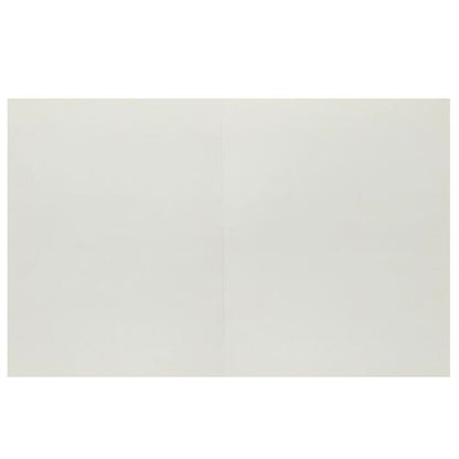 Gold Floral Invitation Card-KNK4101W-King of Cards