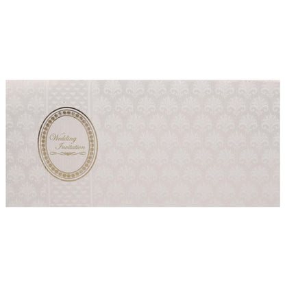 Beautiful Bloom Theme With Gold Foiling Wedding Card - KNK2775-King of Cards