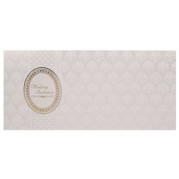 Beautiful Bloom Theme With Gold Foiling Wedding Card - KNK2775-King of Cards