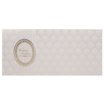 Beautiful Bloom Theme With Gold Foiling Wedding Card - KNK2775-King of Cards