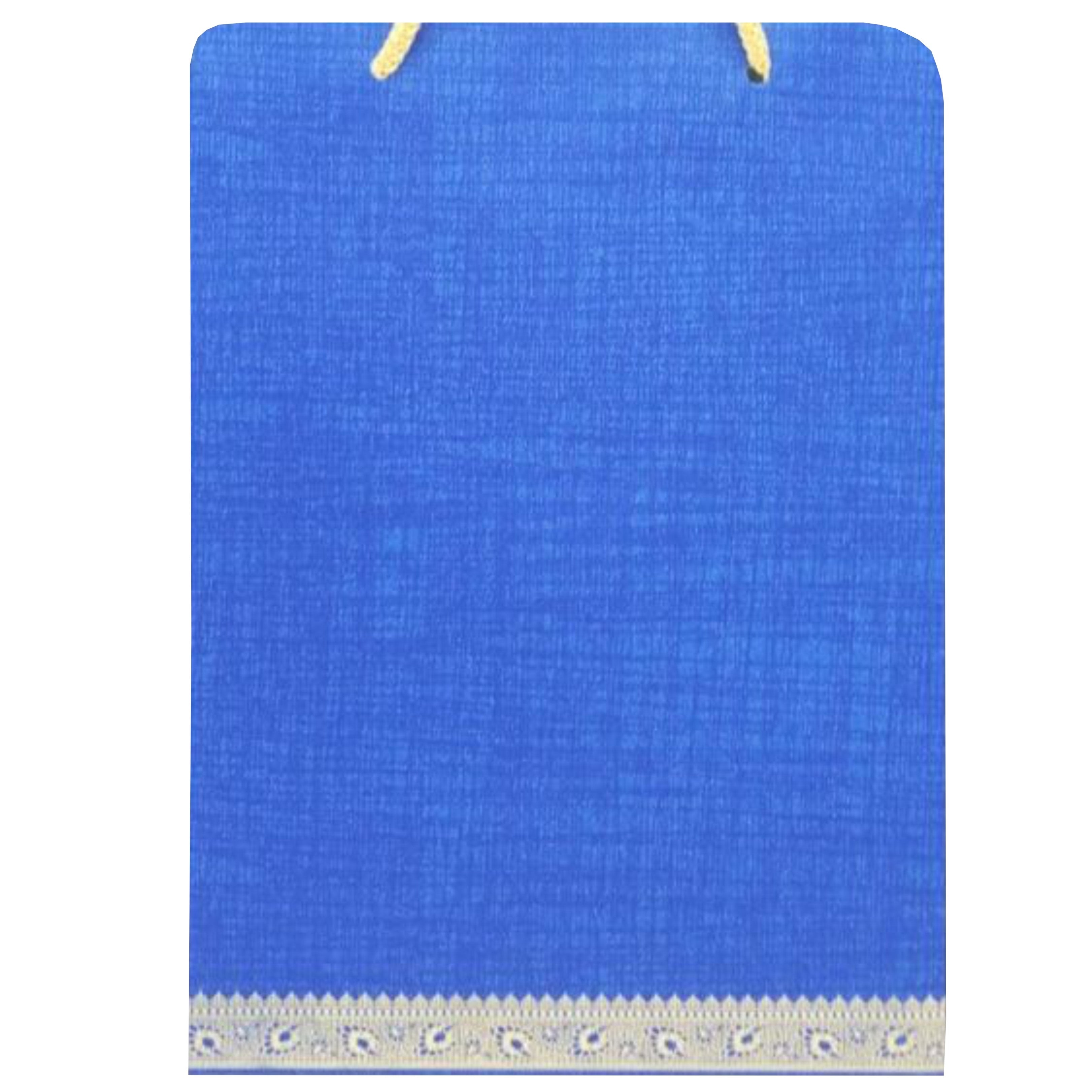 Enchanting Blue Shading With Gold Foiling Bag Type Wedding Card-KNCA201B