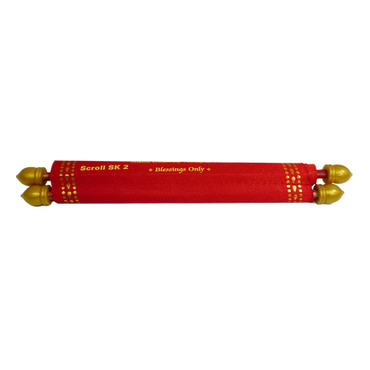 Red Satin Marriage Scroll Card-King of Cards