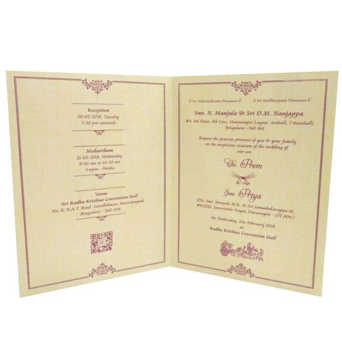 Invitation Card - KNCM804R-King of Cards