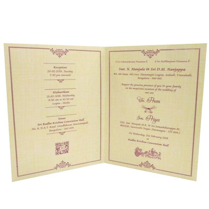 Invitation Card - KNCM804R-King of Cards
