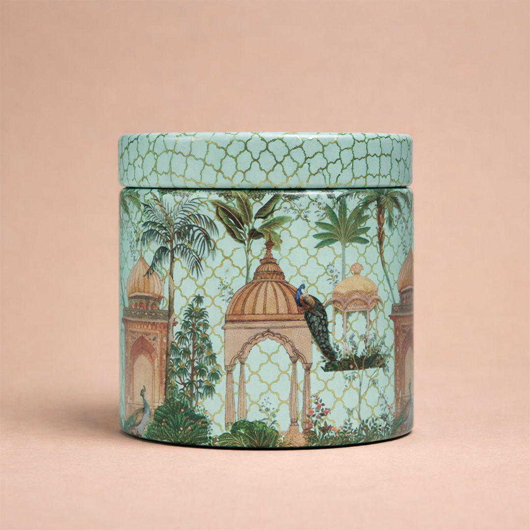 Peacock Palace Return Tin Gift-GNT9914