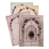 Check out Lavender Floral Arch Padded Wedding Card at best price. ✅WhatsApp Support ✅Express Delivery.|King of cards.
