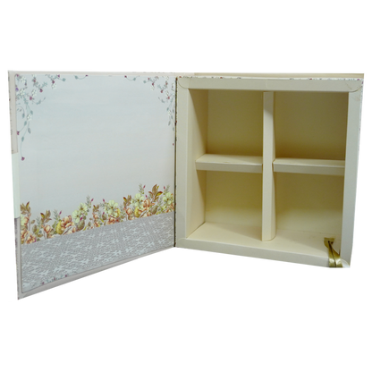 Beige Bride Groom Wedding Box-King of Cards