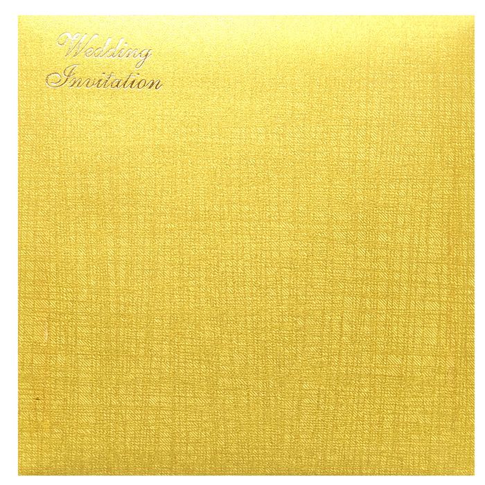 Brown Gold Laser Cut White Wolly With Gold Shiny Design-King of Cards