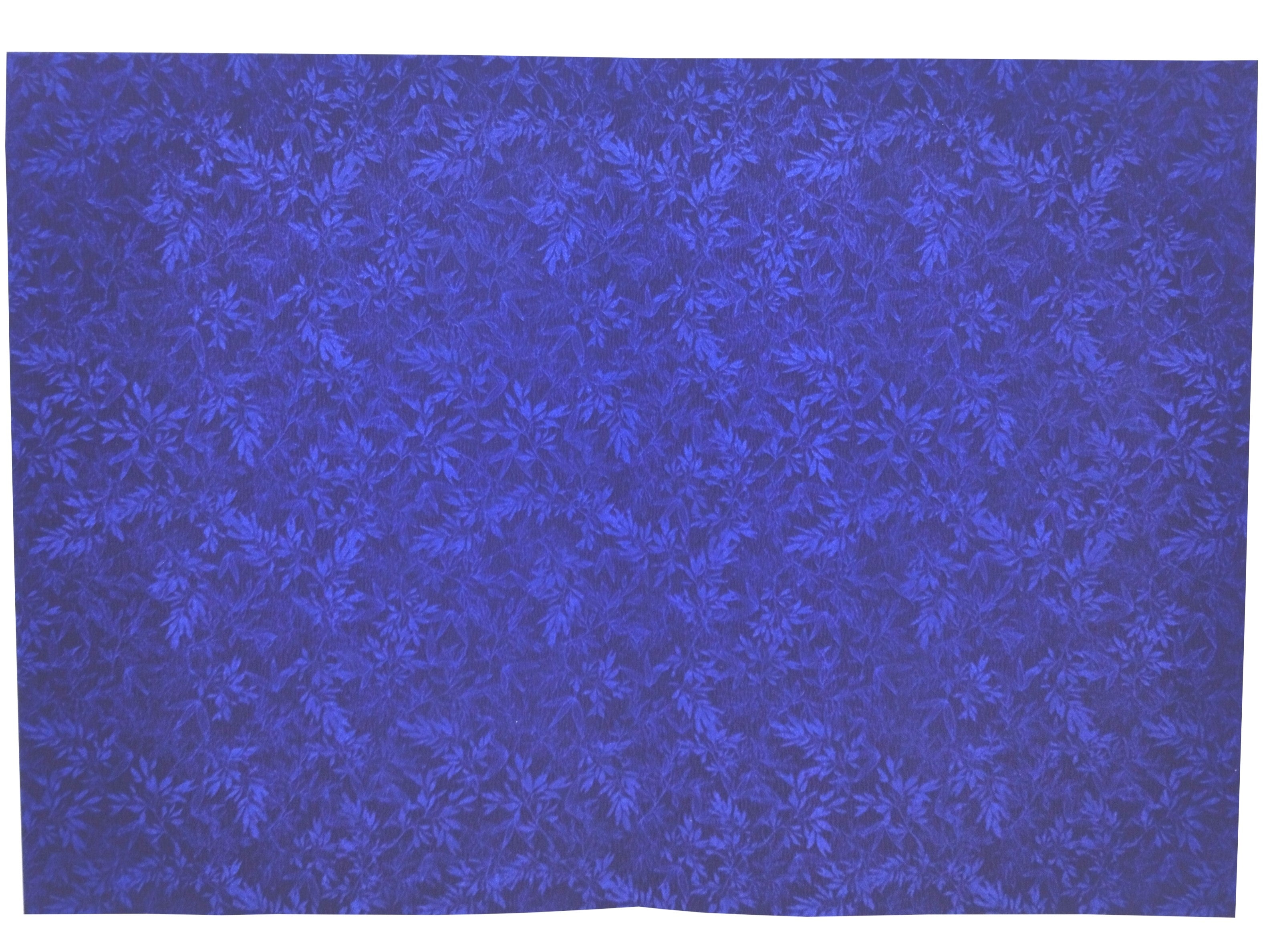 Blue Metallic Die Cut With White Wolly Wedding Card-KNCM33BM