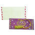 Selling White with red border  personal envelope with purple and gold invitation card online. Buying invitation cards made easy with King of Cards! &