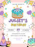 Purple and Yellow Birthday Party Invitation-EINK0061