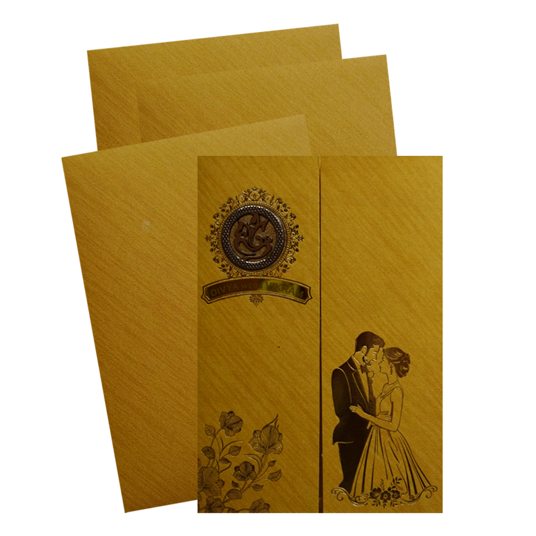 Make your event special with our exclusive Gold Shiny Ganesha Wedding Card. Shop now! ?WhatsApp Support ?Express Delivery.