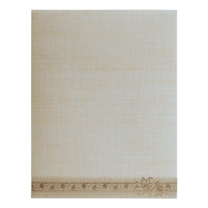 Grey Jumbo Metallic Elephant Design With Gold Foiling-KNK5021G-King of Cards