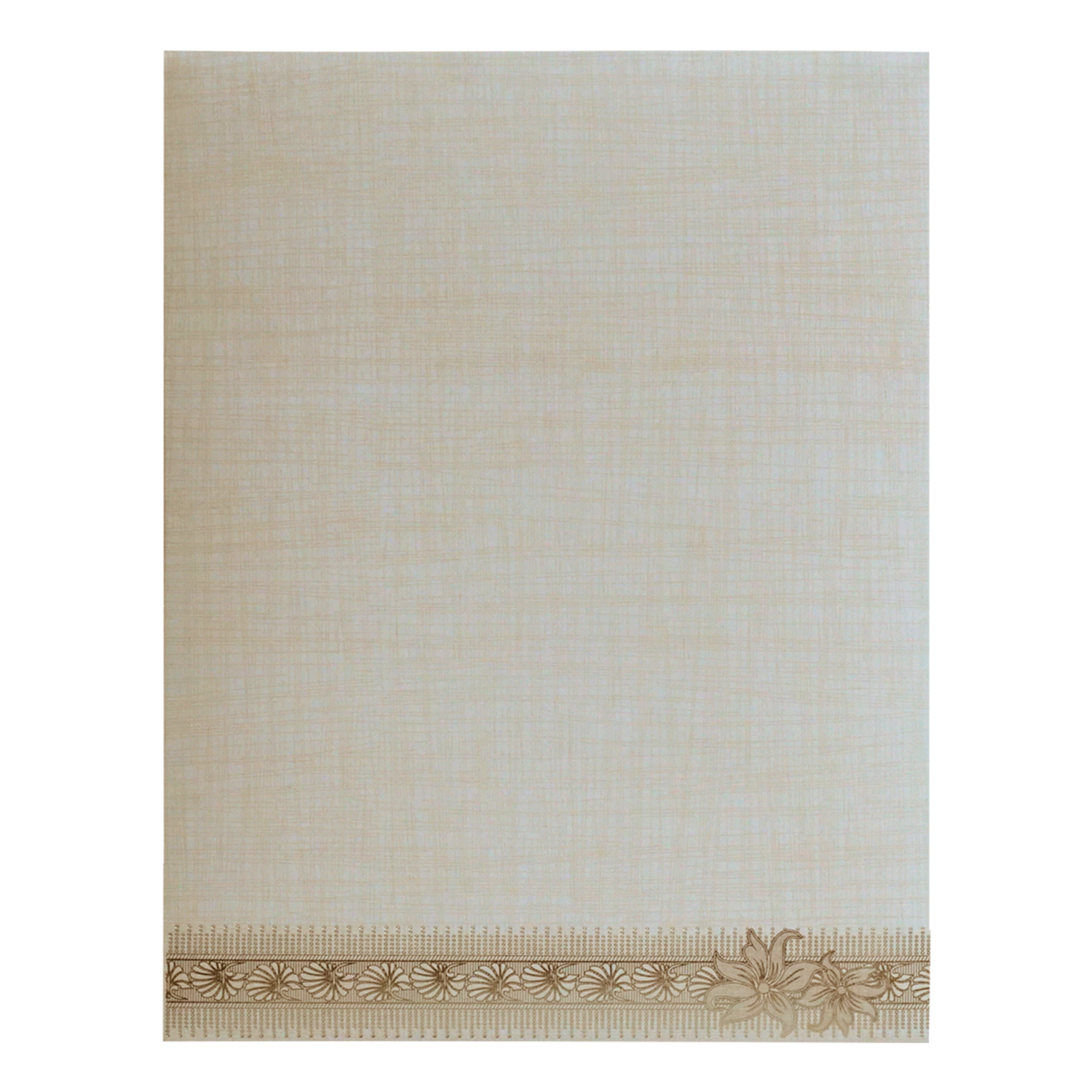 Grey Jumbo Metallic Elephant Design With Gold Foiling-KNK5021G