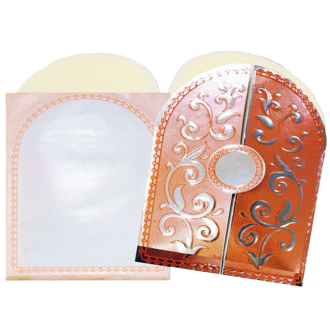 Orange Personal Invitation Card-Knkv0407