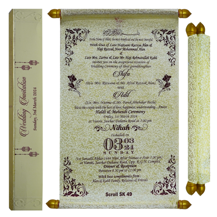 Sparky Dull White Scroll Card-King of Cards