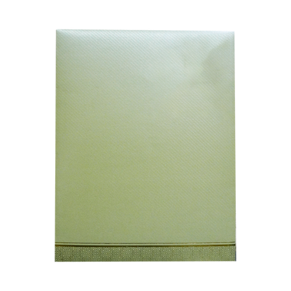 Pista Green Textured Wedding Card-King of Cards