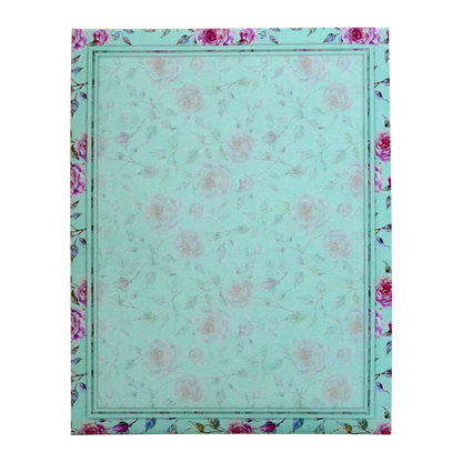 Blue Floral Door Wedding Invitation-KNKJ1133