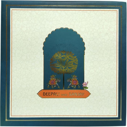 White Elephant Wedding Invitation Card-King of Cards