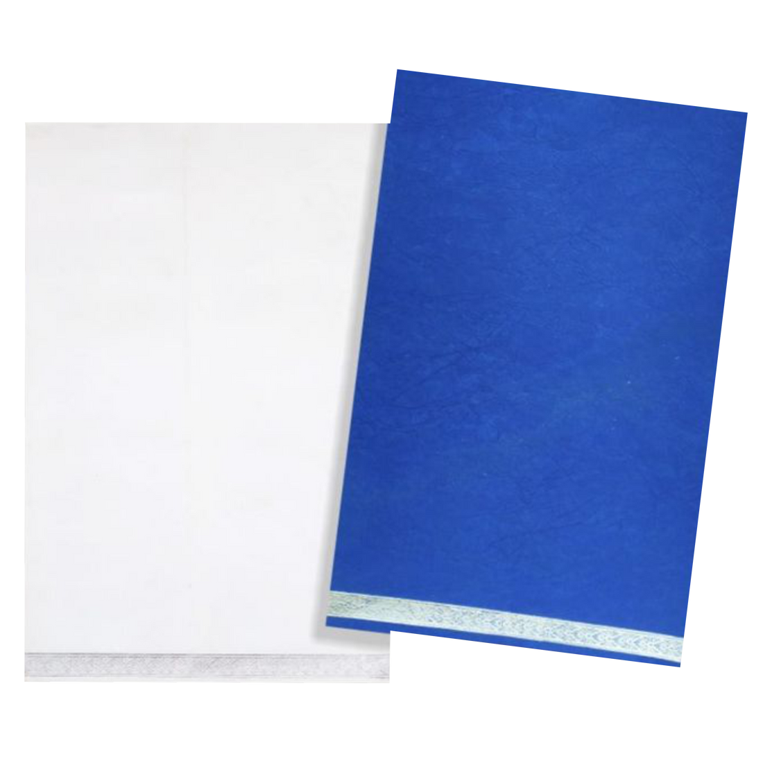 Blue Single sheet Invitation Card