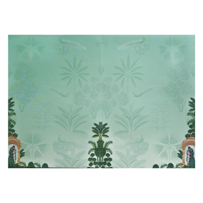 Green Bride and Groom Wedding Card-King of Cards