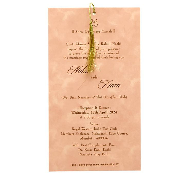 Invitation Card - KRCS6481-King of Cards