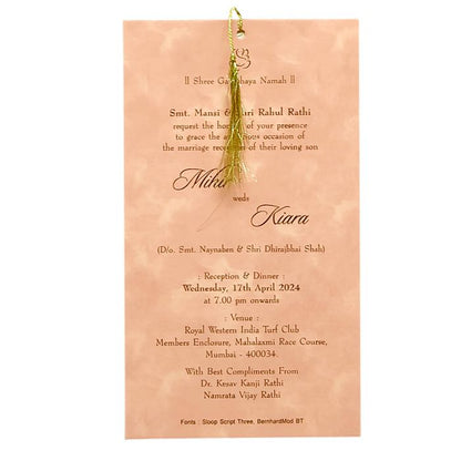 Invitation Card - KRCS6481-King of Cards