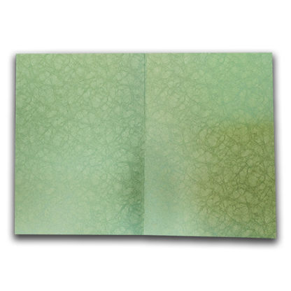 Green Elephant Baraat Wedding Card-KNKR039LG