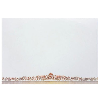 Beautiful Drum Shaped Brown Shaded Personal Wedding Card - KNHM808G