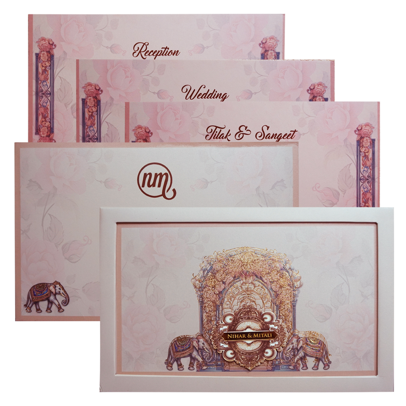 Make your event special with our exclusive Peach Pink Premium Padded Invitation. Shop now! ?WhatsApp Support ?Express Delivery.