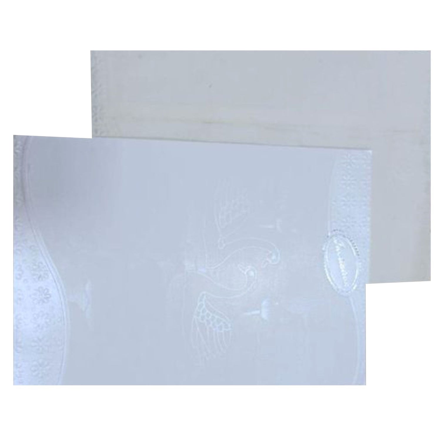 Blue Single Sheet Invitation