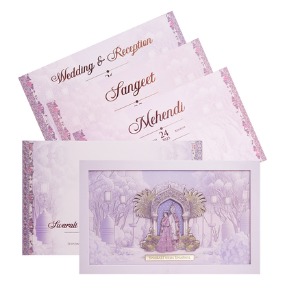 Make your event special with our exclusive Pink Pop-up Padded Wedding Card Design. Shop now! ?WhatsApp Support ?Express Delivery.