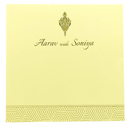 Pale Pink Floral Foil Invitation-KRC29101