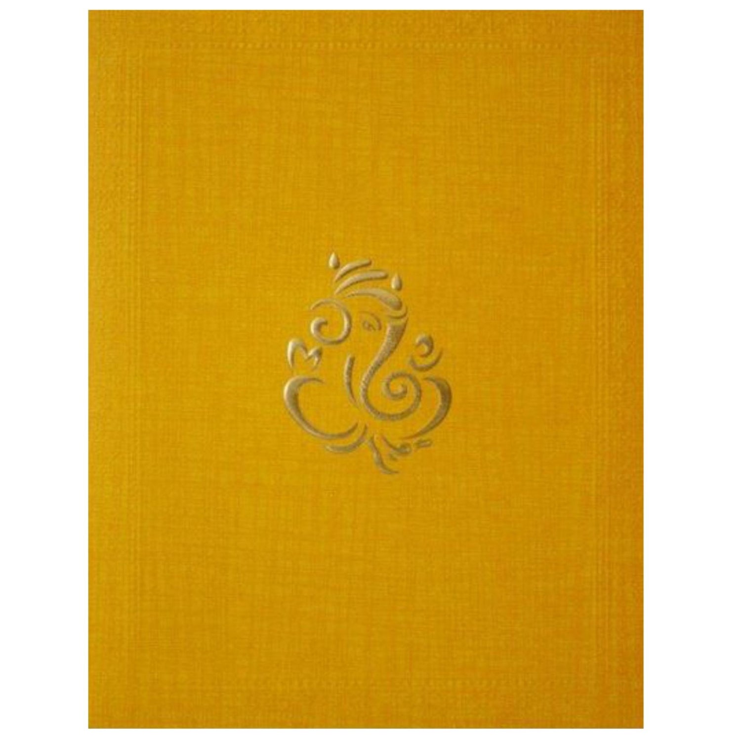 Orange Metallic Wedding Invitation-KNK50012