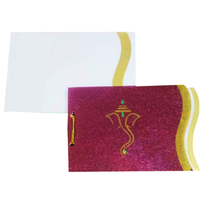 Check out the collection ofPink personal ganesha designer invitation card at best price. &amp;