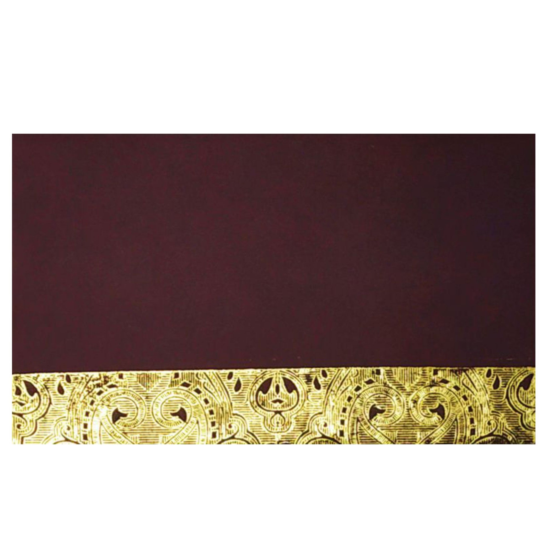 Black Personal Invitation Card