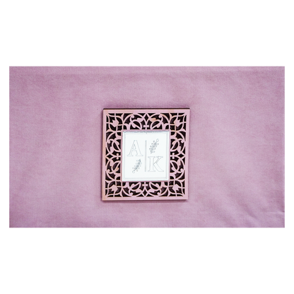 Pastel Pink Luxury Wedding Box-King of Cards