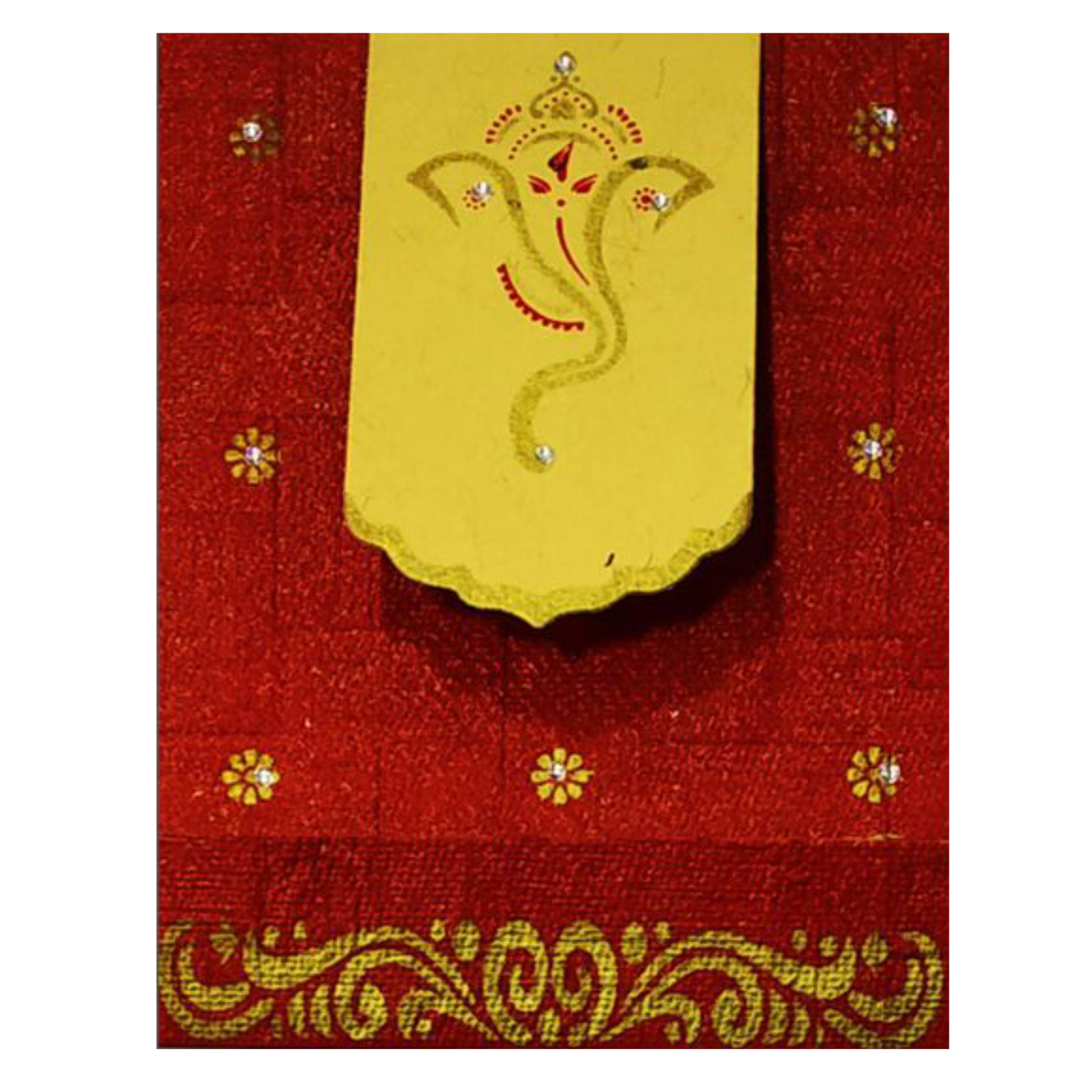 Red Personal Invitation Card-KNK2628