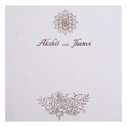Light Pale Pink Wedding Card-KRC30411