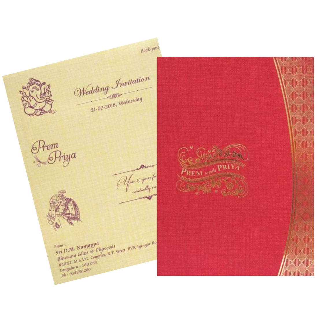 Invitation Card - KNCM804R