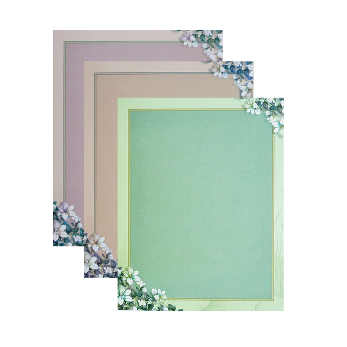 Pink Floral Padded Wedding Card-King of Cards