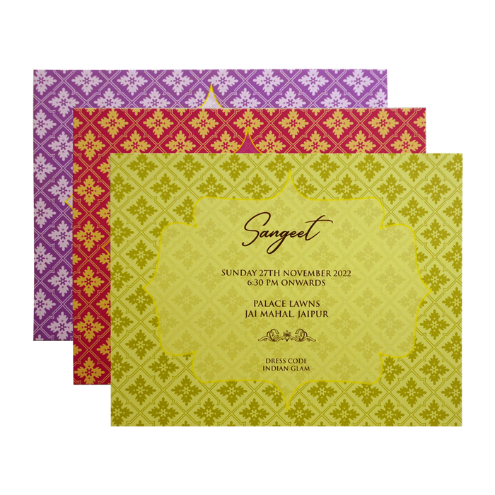 Pastel Pink Wedding Invitation-King of Cards