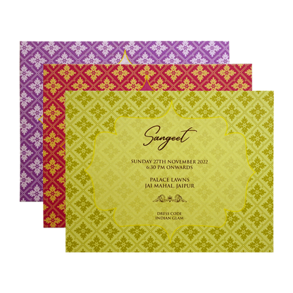 Pastel Pink Wedding Invitation-King of Cards