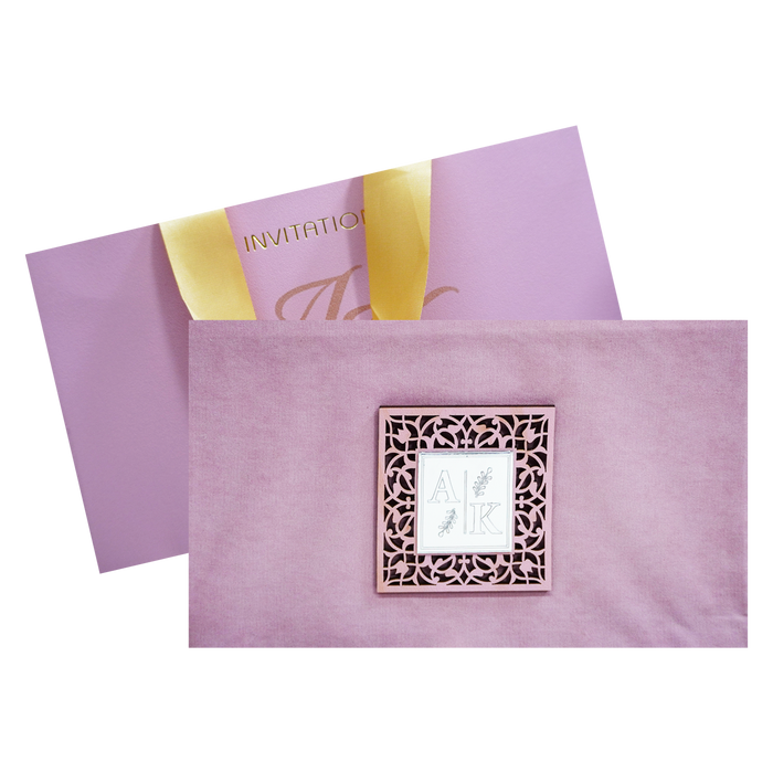 Pastel Pink Luxury Wedding Box-King of Cards