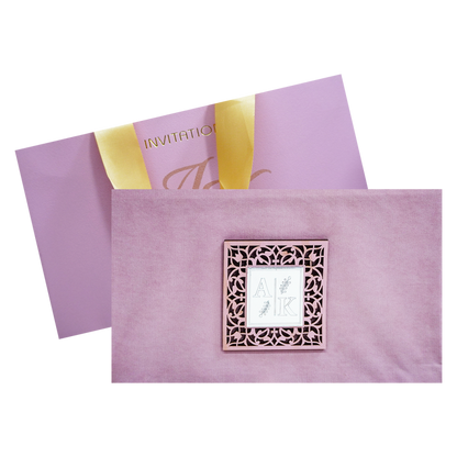 Pastel Pink Luxury Wedding Box-King of Cards