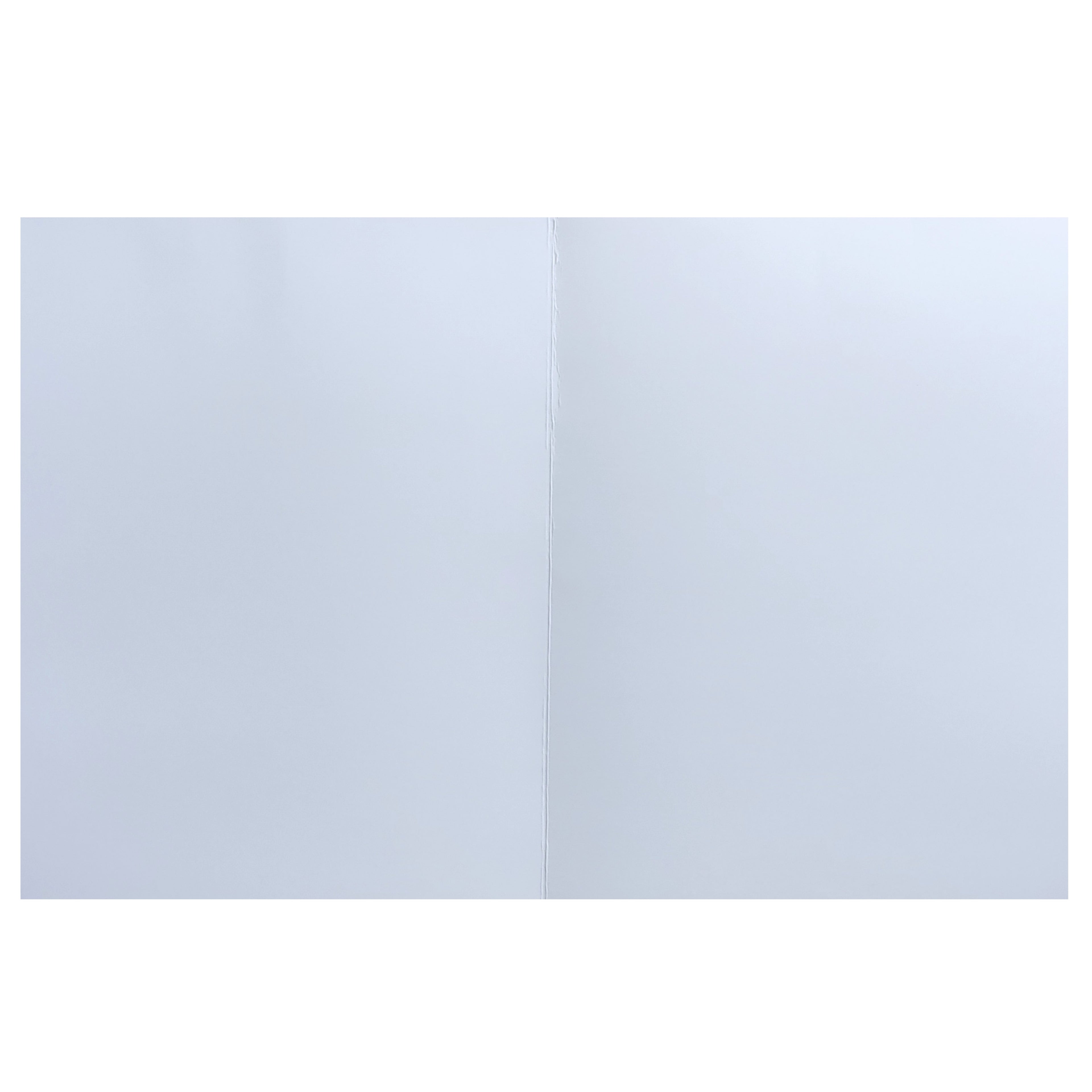 White Embossed Door Nameplate Invitation Card-KNJS2081