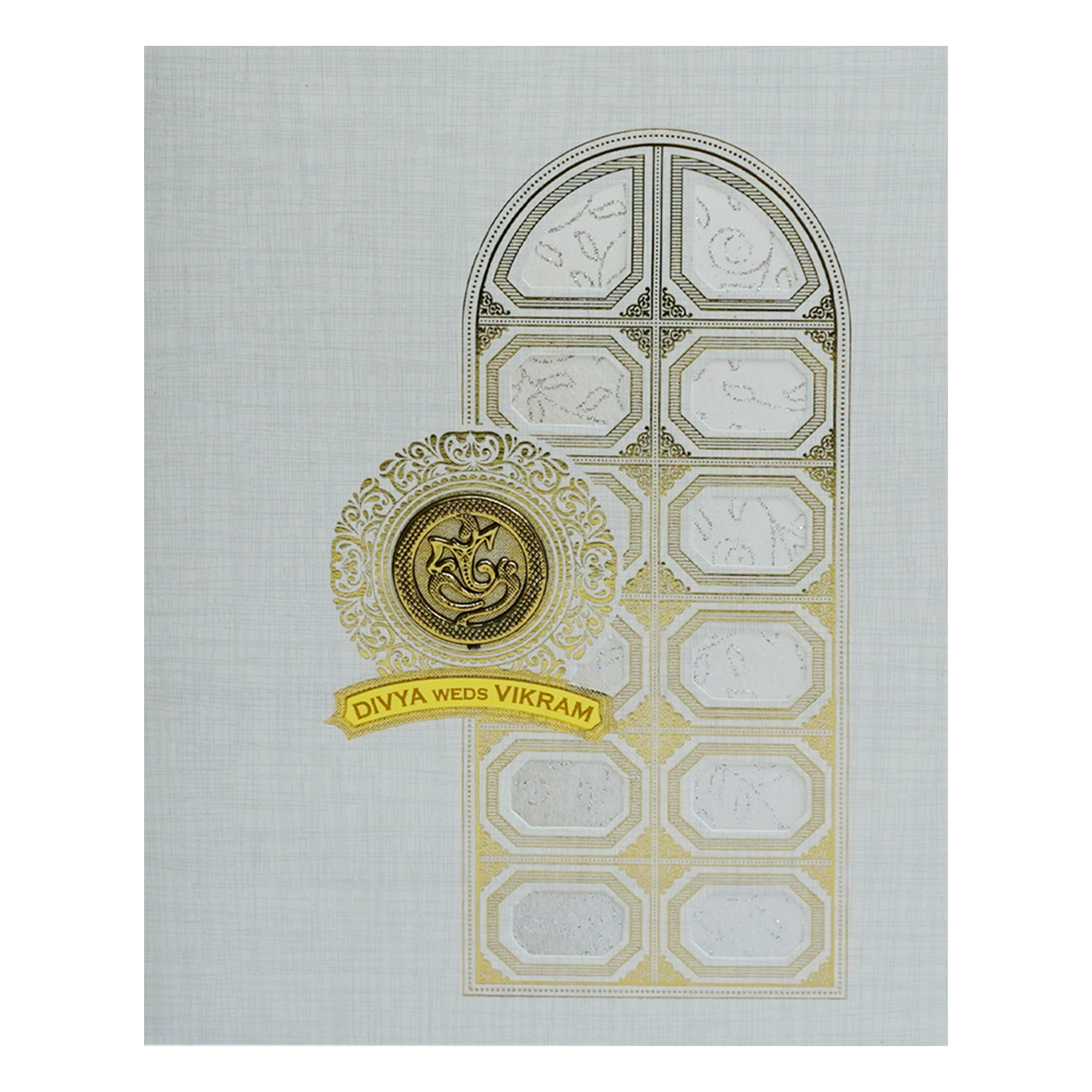 Light Grey Marriage Card-KNK9407G