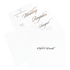 White Embossed Pattern Wedding Card-King of Cards