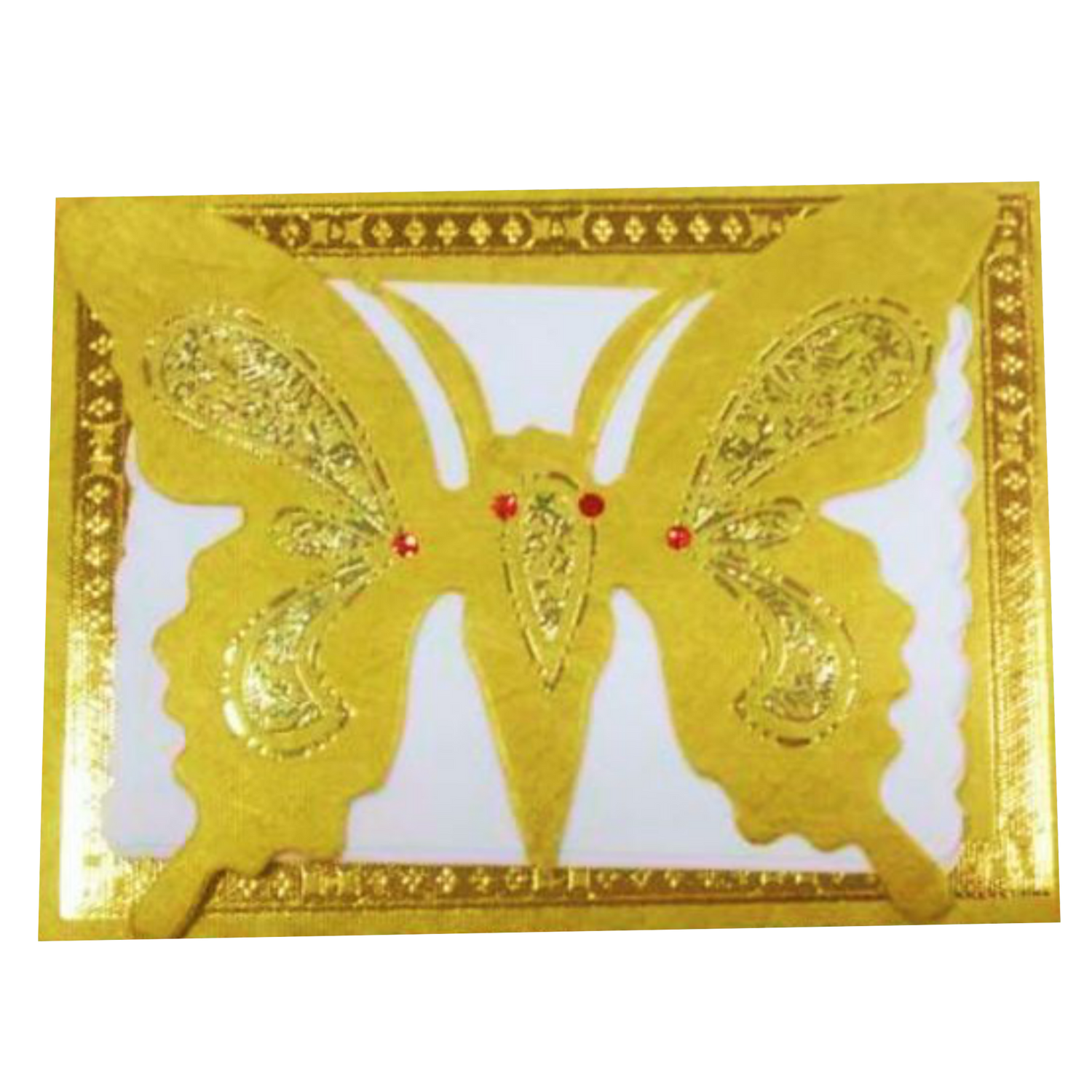 Yellow Butterfly Invitation Card-CXP136
